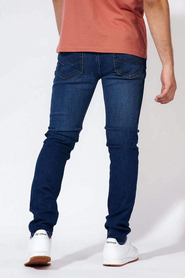 Mid-Wash-Cotton-Slim-Fit-Men-s-Jeans