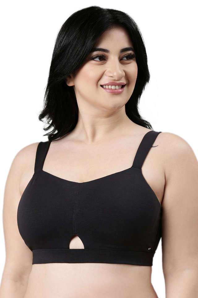 Non-Wired-Adjustable-Strap-Padded-Women-s-Cloud-Soft-Cotton-Full-Support-Minimizer-Bra