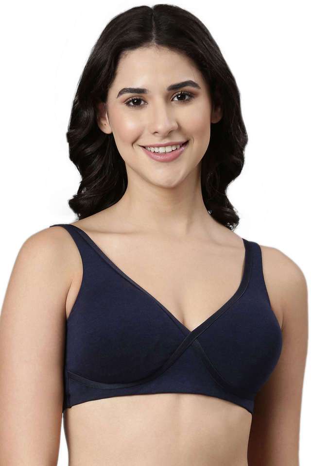 Non-Wired-Adjustable-Strap-Padded-Women-s-T-Shirt-Bra