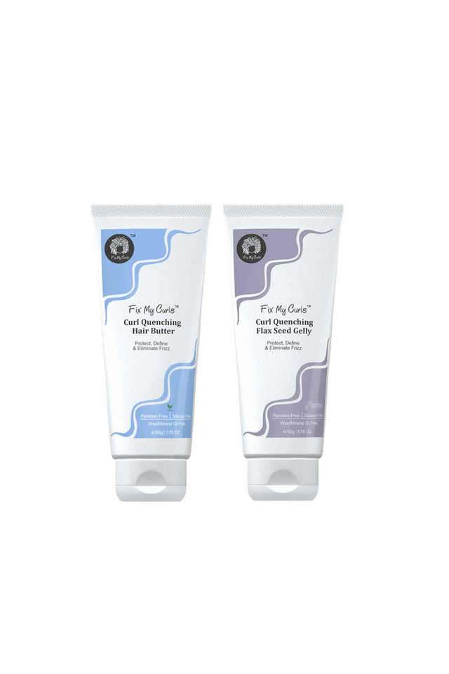 Curl-Quenching-Hair-Butter-&-Gelly-Travel-Duo---Pack-of-2-(50-ml-each)