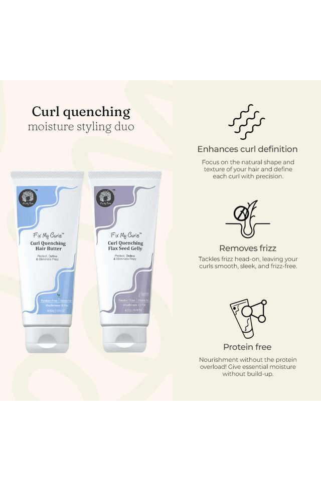 Curl-Quenching-Hair-Butter-&-Gelly-Travel-Duo---Pack-of-2-(50-ml-each)