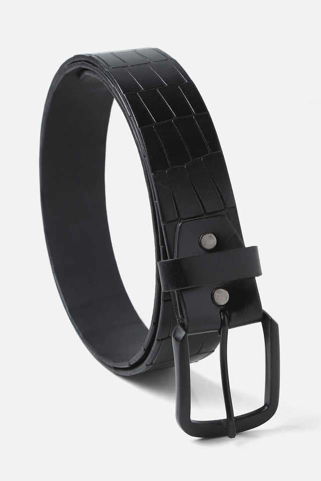Textured-Textile-Men-s-Casual-Single-Side-Belt