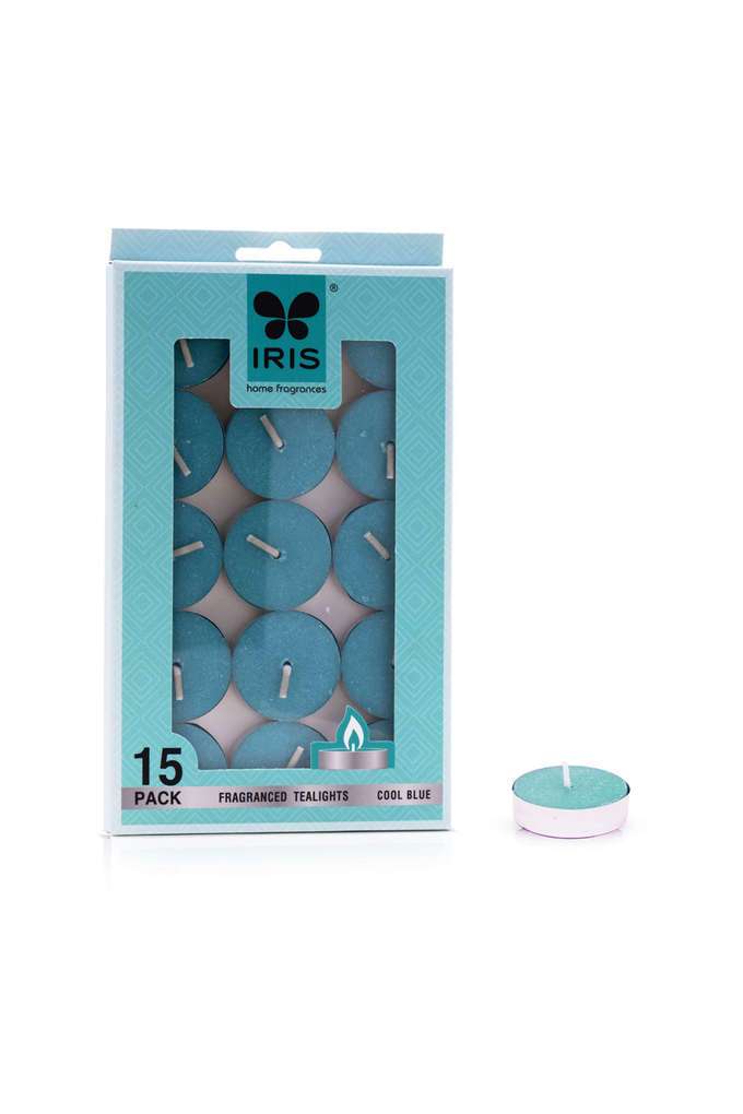Pack-Of-15-Cool-Blue-Tea-Light-Candle