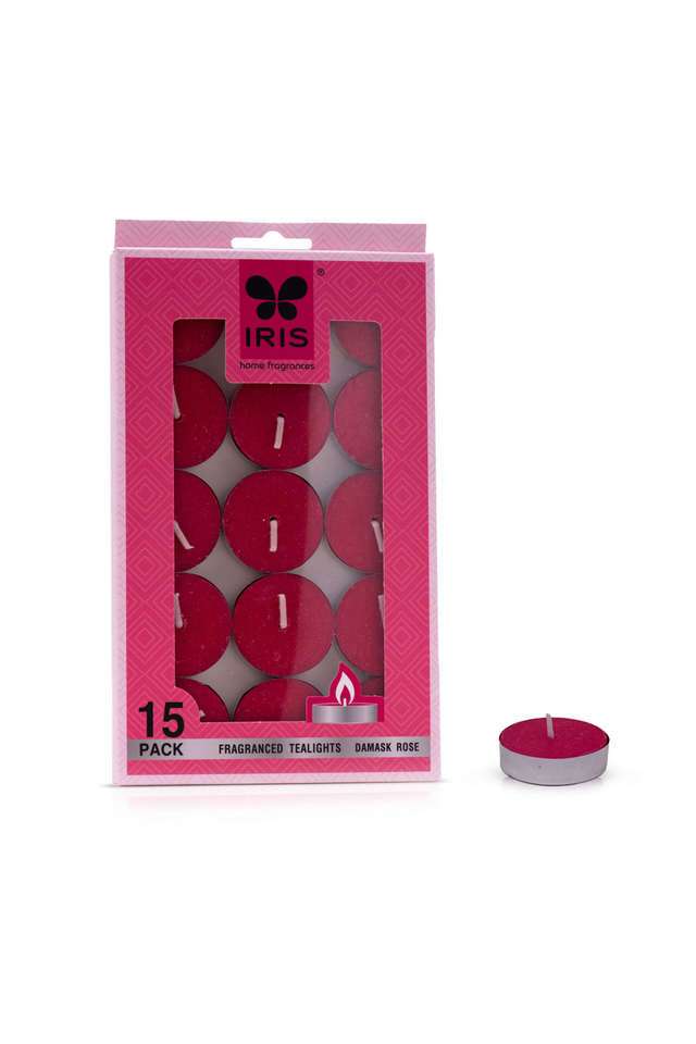 Pack-Of-15-Damask-Rose-Tea-Light-Candle