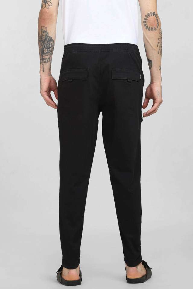 Solid-Cotton-Regular-Fit-Men-s-Casual-Trousers