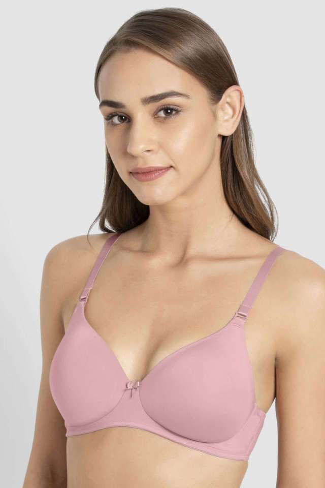 Non-Wired-Fixed-Strap-Padded-Women-s-Everyday-Bra