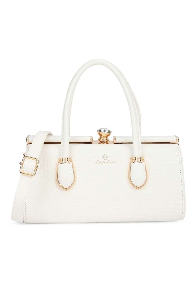 Luxe-Dazzle-Zipper-Closure-PU-Synthetic-Women-s-Party-Wear-Hobo-Handbag