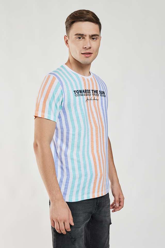 Stripes-Cotton-Regular-Fit-Men-T-Shirt