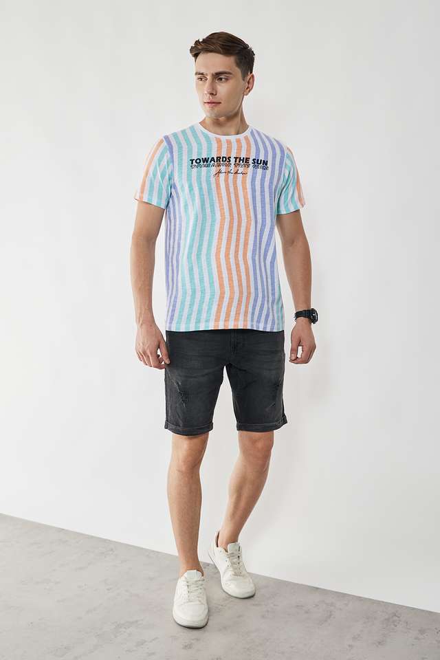 Stripes-Cotton-Regular-Fit-Men-T-Shirt