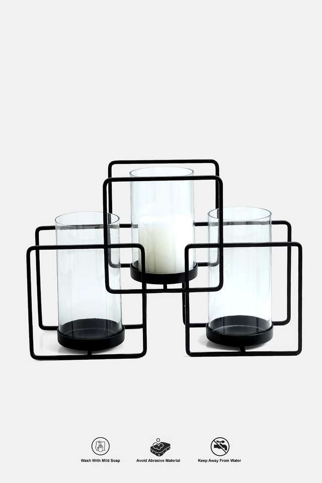 Oblong-Black-Candle-Stand-Trio