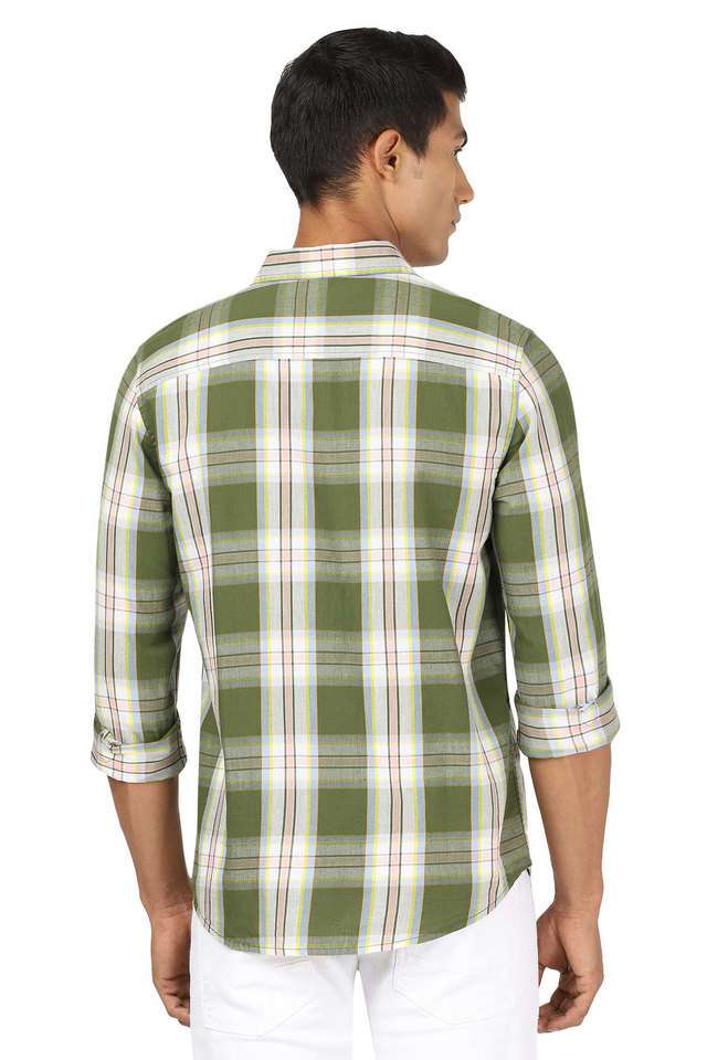 Checks-Cotton-Regular-Fit-Men-s-Casual-Shirt