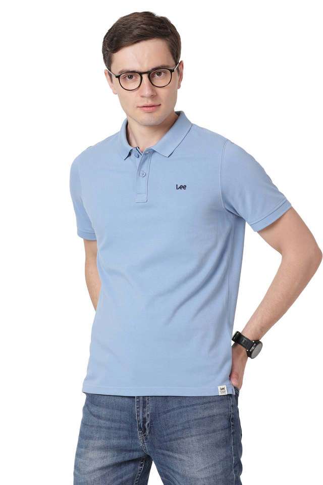 Solid-Cotton-Slim-Fit-Men-Polo-T-Shirt
