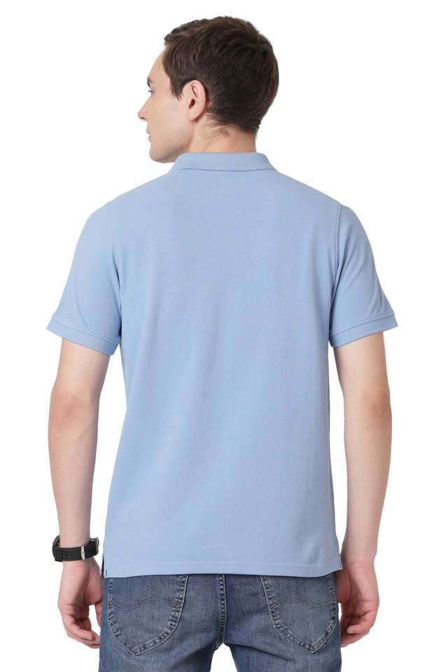 Solid-Cotton-Slim-Fit-Men-Polo-T-Shirt