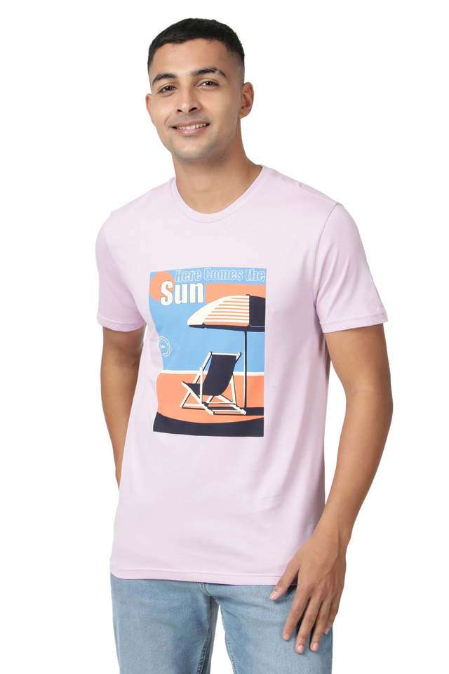 Graphic-Print-Cotton-Slim-Fit-Men-T-Shirt