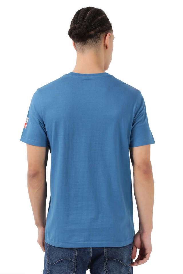 Solid-Cotton-Regular-Fit-Men-s-T-Shirt