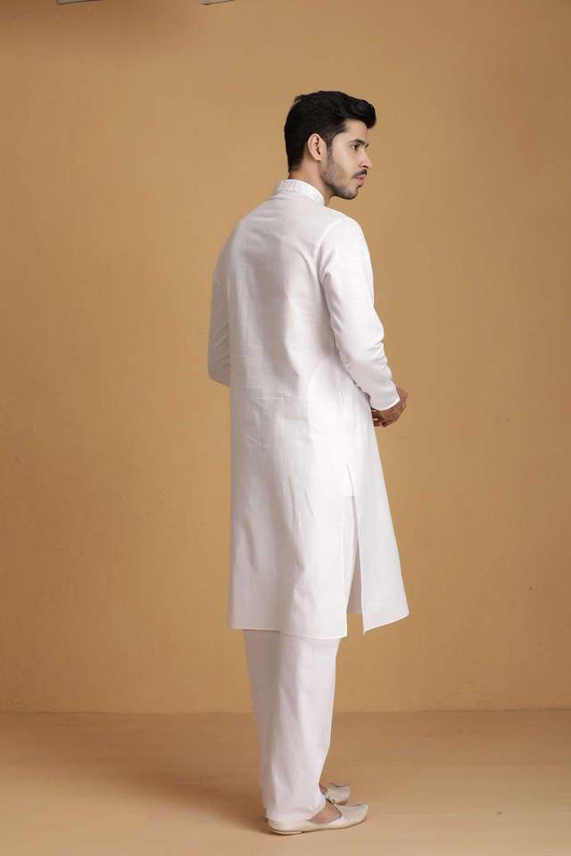 Textured-Cotton-Regular-Fit-Men-s-Kurta