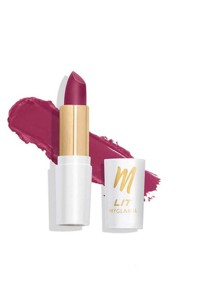 MyGlamm-LIT-Moist-Matte-Lipstick---Purple-Madness -4.2-gm