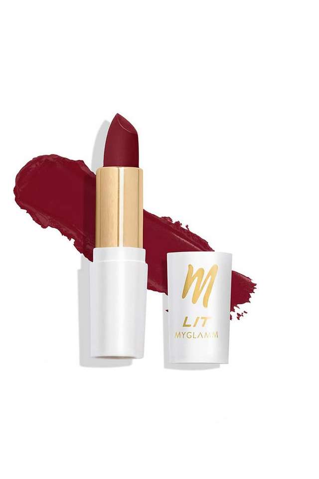 MyGlamm-LIT-Moist-Matte-Lipstick---Red-Velvet -4.2-gm