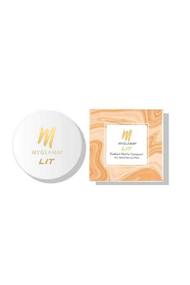 MyGlamm-LIT-Radiant-Matte-Compact-Powder---Snatched -9-gm