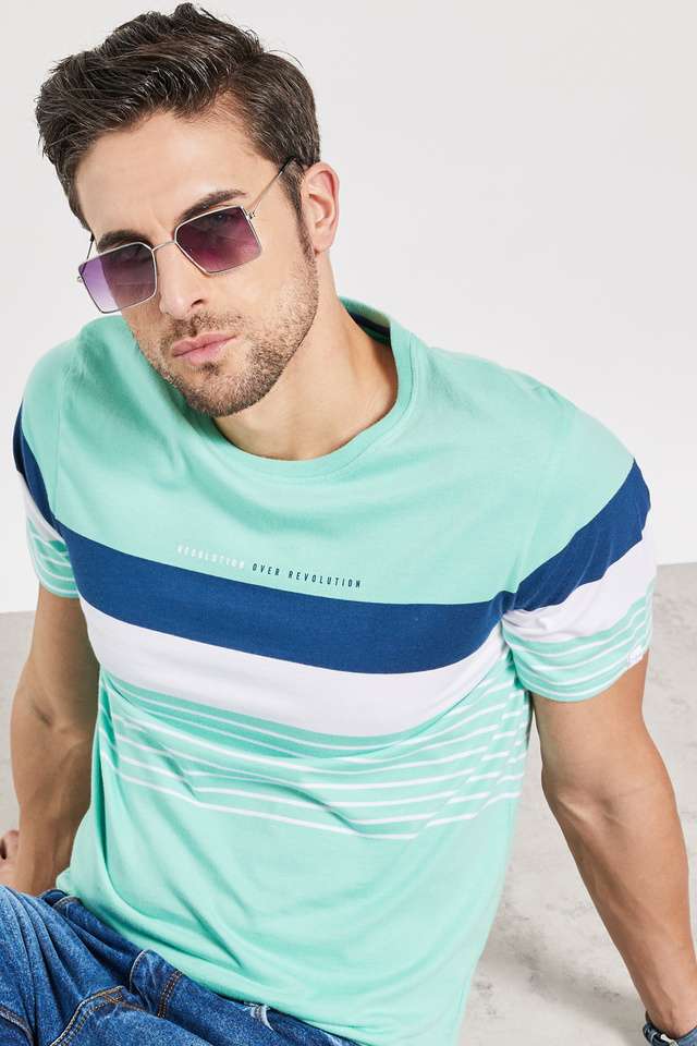 Stripes-Cotton-Regular-Mens-T-Shirt
