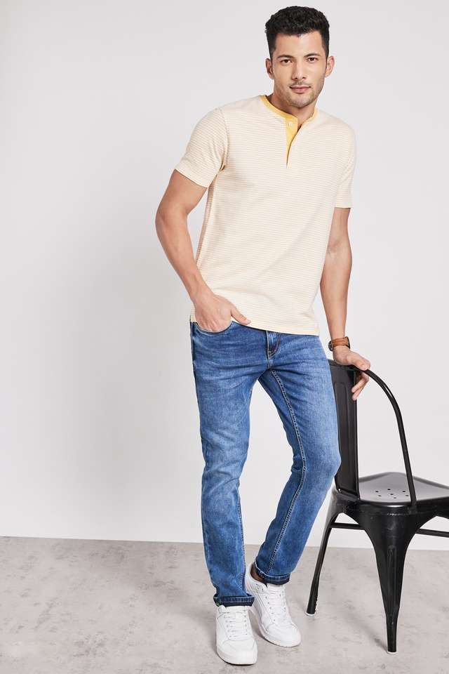 Stripes-Cotton-Regular-Fit-Men-T-Shirt