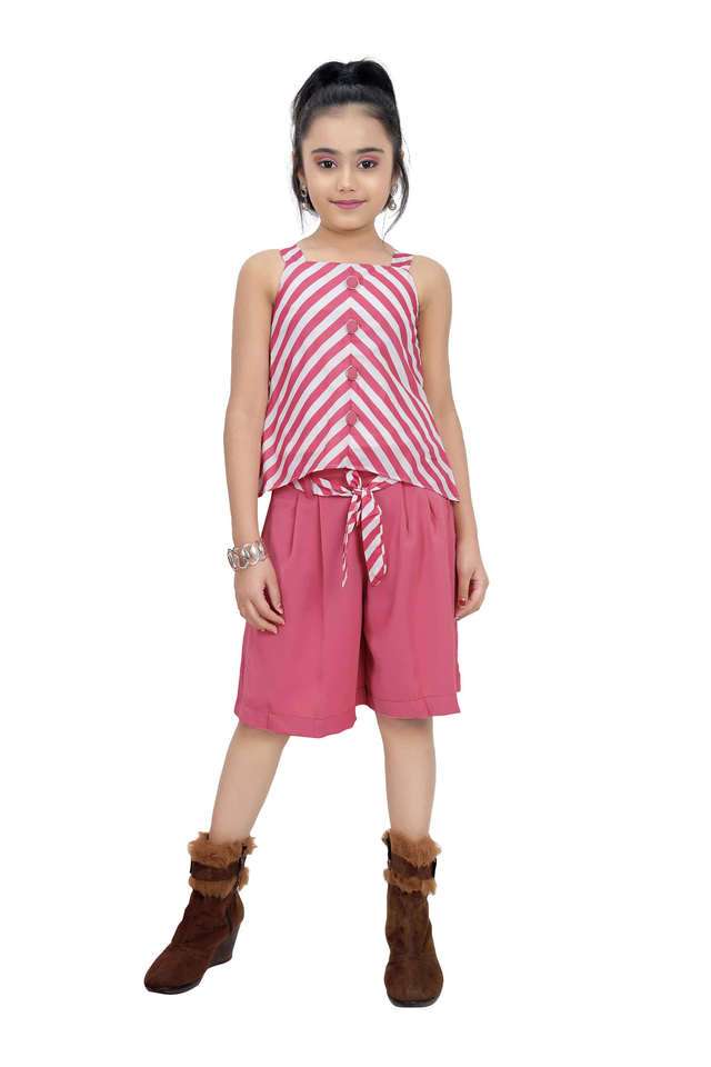Printed-Polyester-Girls-Set
