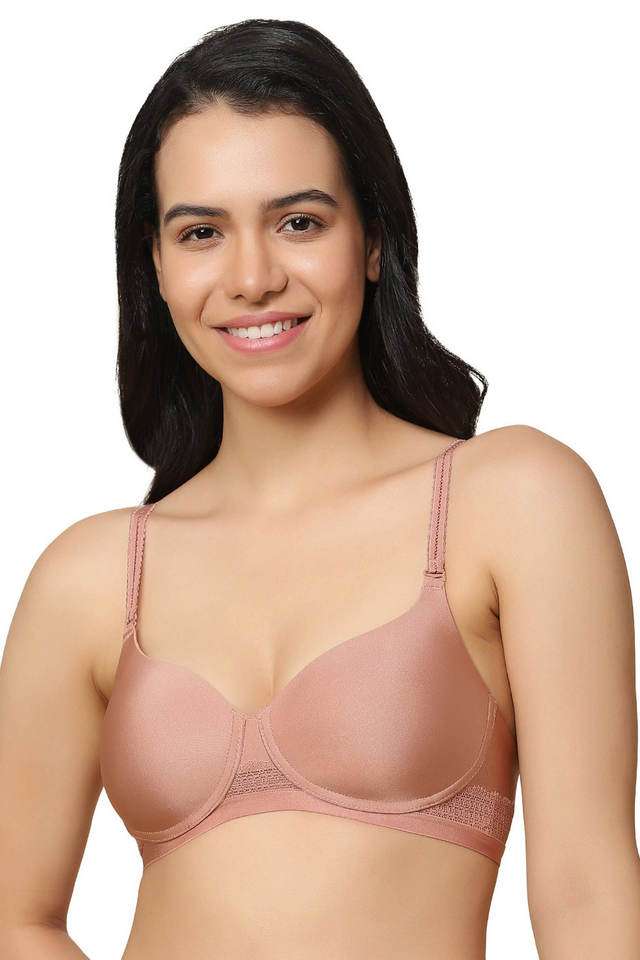 Non-Wired-Removable-Lightly-Padded-Women-s-T-Shirt-Bra