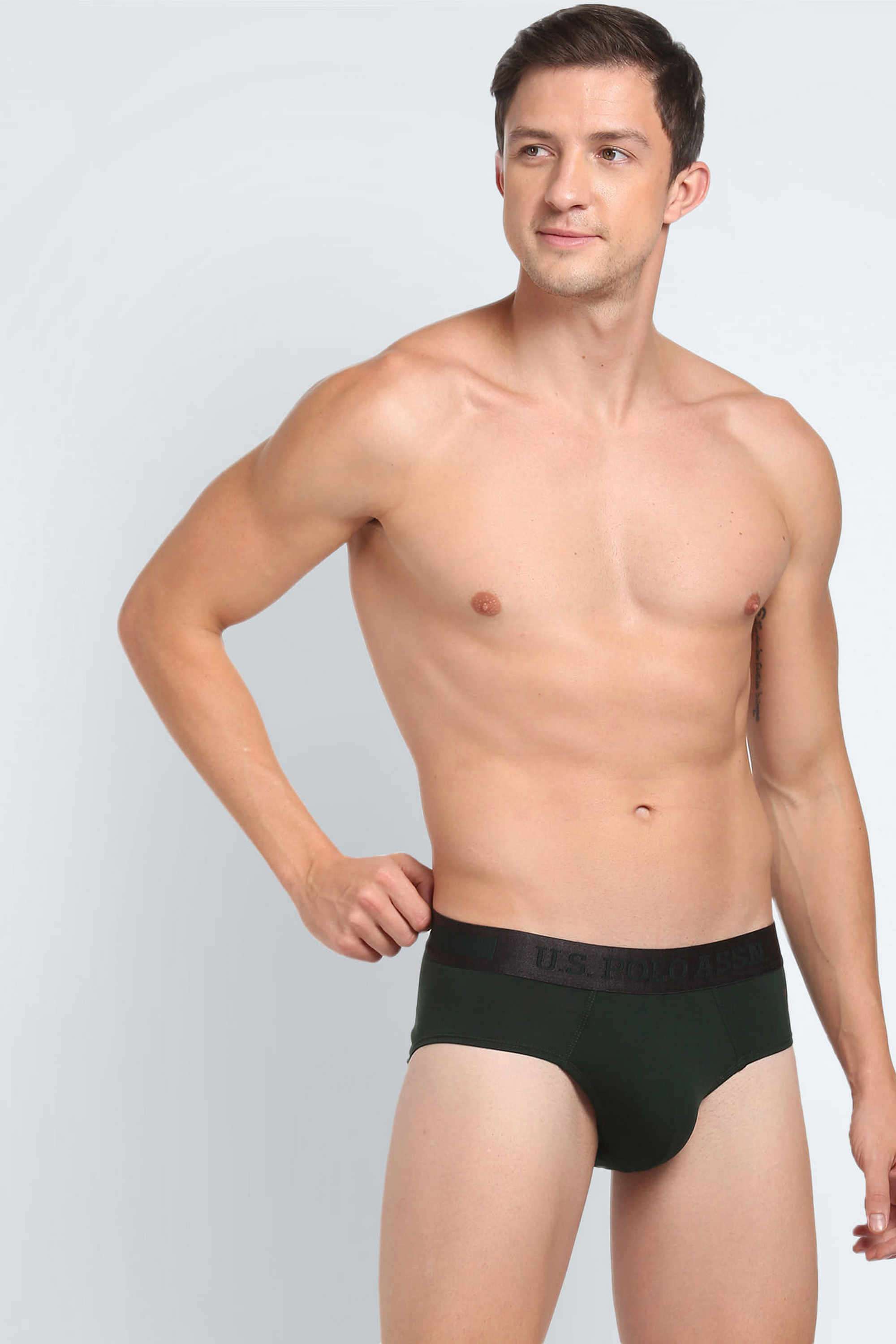 Solid-Cotton-Blend-Regular-Fit-Men-s-Briefs