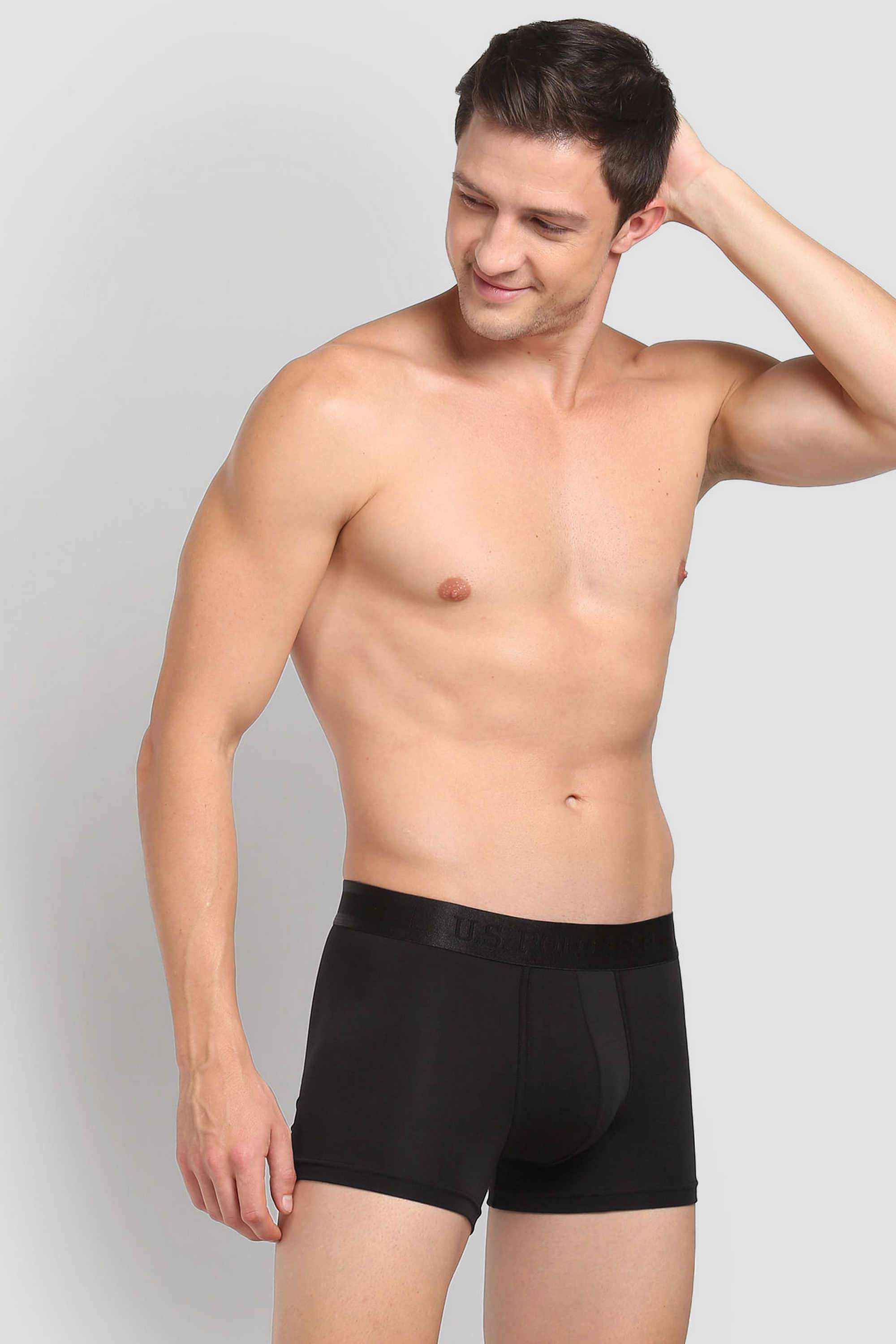 Solid-Cotton-Blend-Regular-Fit-Men-s-Trunks