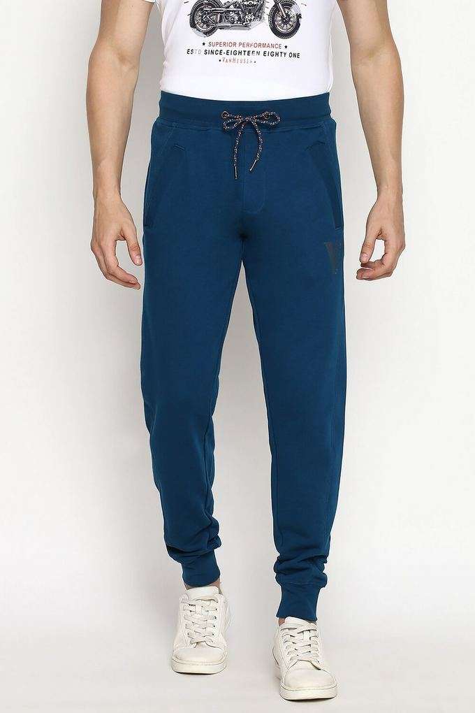 Solid-Blended-Fabric-Relaxed-Fit-Men-s-Joggers
