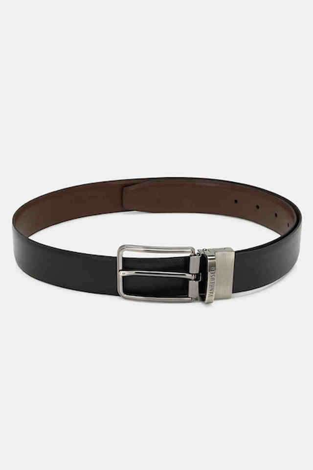 Solid-Leather-Casual-Mens-Single-Side-Belt