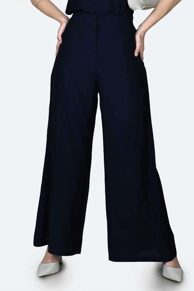 zink london Solid Regular Viscose Women's Casual Wear Pants-picture-29