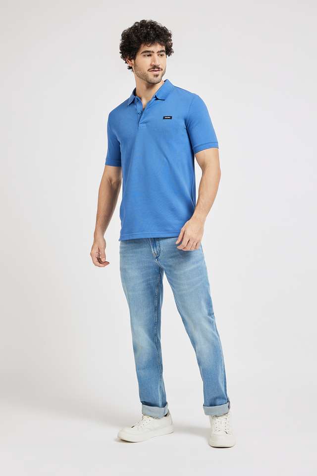Solid-Cotton-Polo-Men-s-T-Shirt