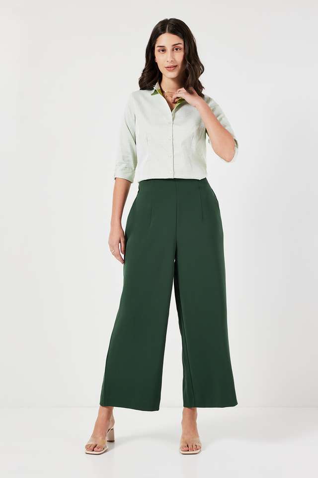 Textured-Collared-Cotton-Women-s-Formal-Wear-Shirt