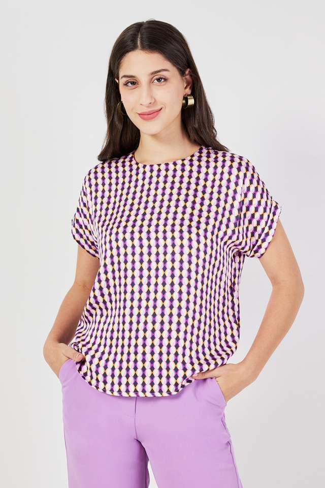 Printed-Modal-Round-Neck-Women-s-Top