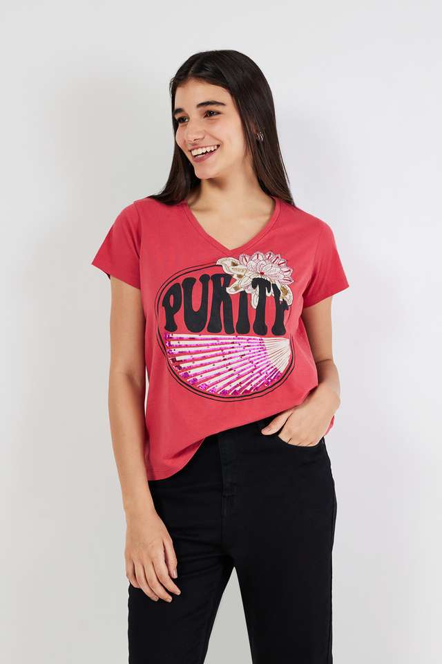 Printed-Cotton-Round-Neck-Women-s-Top