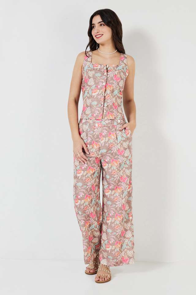 Printed-Linen-Regular-Fit-Women-s-Co-Ord-Set
