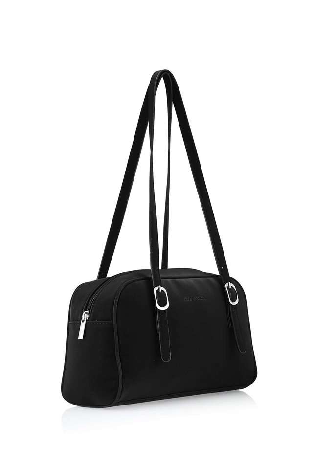 Solid-PU-Zipper-Closure-Women-s-Casual-Shoulder-Bag