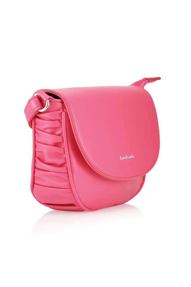 Solid-PU-Magnetic-Closure-Women-s-Casual-Sling-Bag