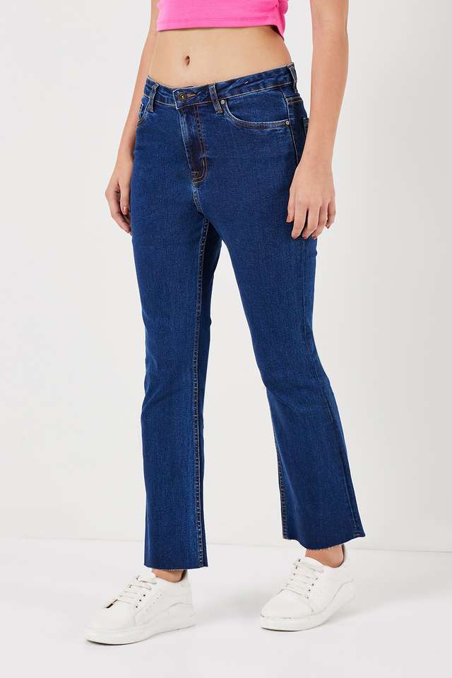 Mid-Rise-Light-Wash-Cotton-Kick-Flare-Fit-Women-s-Jeans