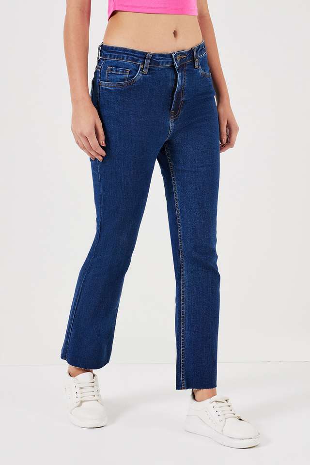 Mid-Rise-Light-Wash-Cotton-Kick-Flare-Fit-Women-s-Jeans