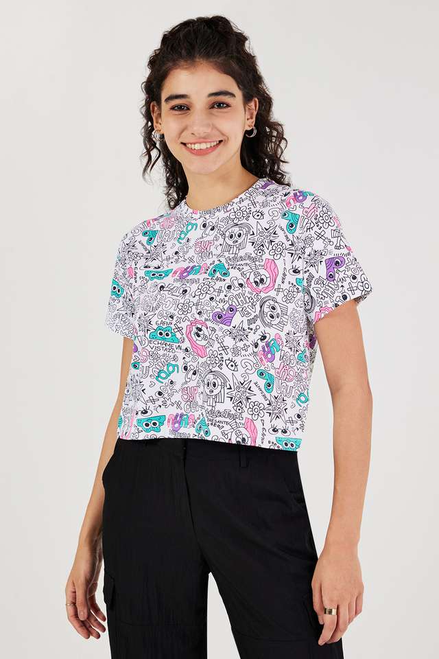 Printed-Cotton-Round-Neck-Women-s-T-Shirt