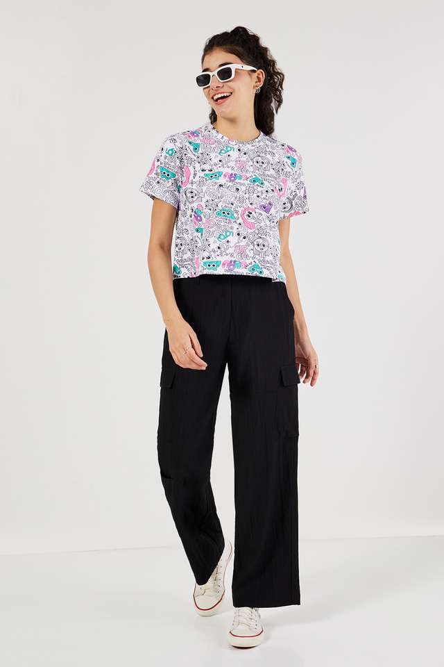 Printed-Cotton-Round-Neck-Women-s-T-Shirt