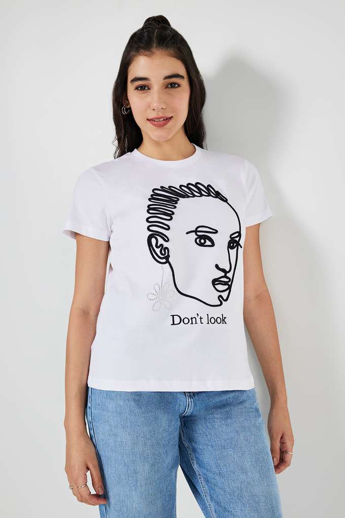 Printed-Cotton-Round-Neck-Women-s-T-Shirt