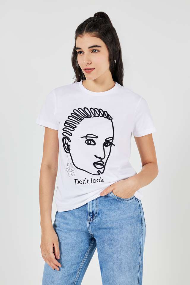 Printed-Cotton-Round-Neck-Women-s-T-Shirt