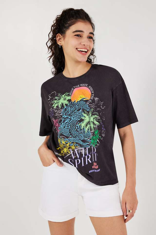 Printed-Cotton-Round-Neck-Women-s-T-Shirt