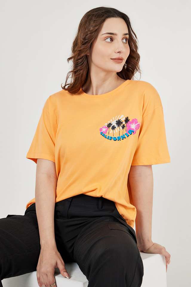 Printed-Cotton-Round-Neck-Women-s-T-Shirt