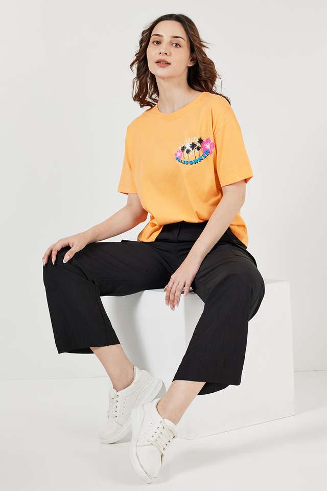 Printed-Cotton-Round-Neck-Women-s-T-Shirt