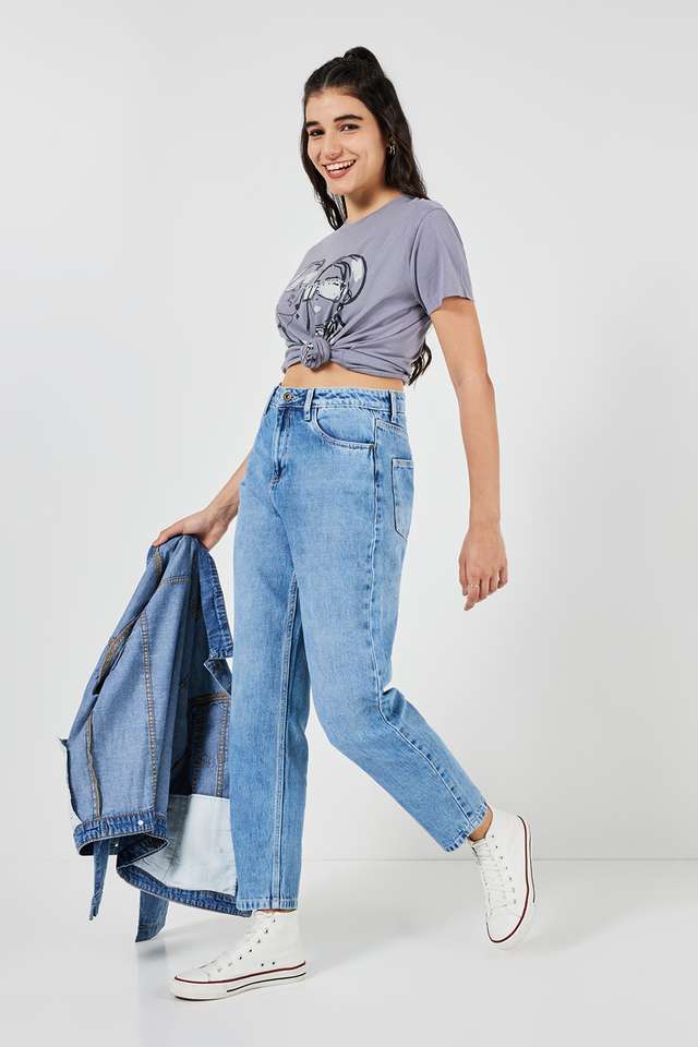 Graphic-Print-Cotton-Round-Neck-Women-s-T-Shirt