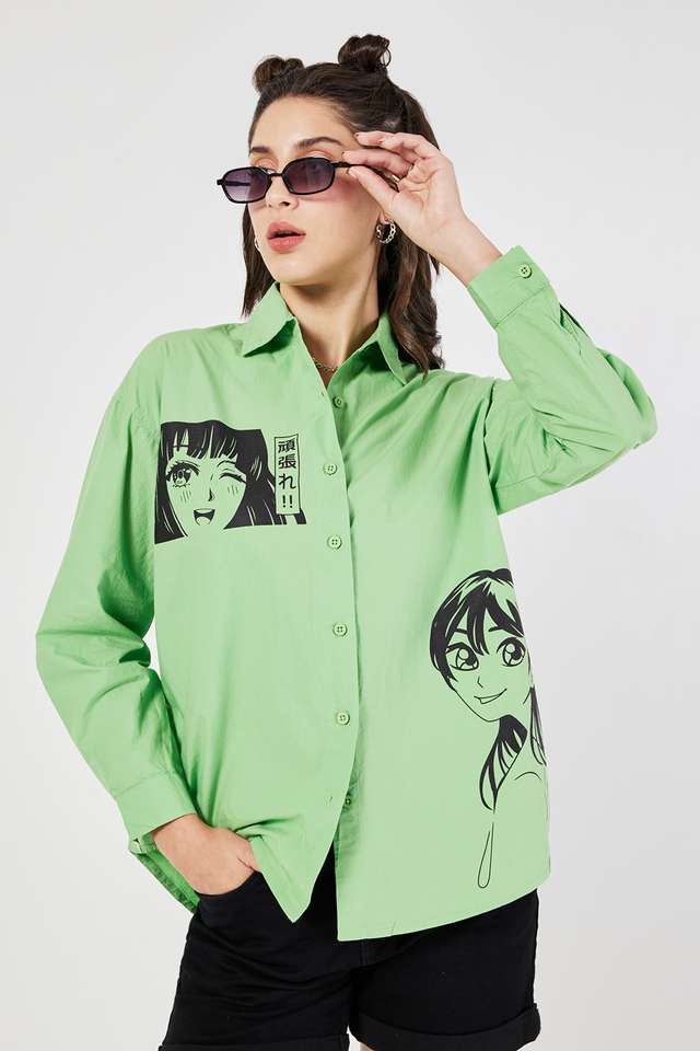 Printed-Collared-Cotton-Women-s-Casual-Wear-Shirt